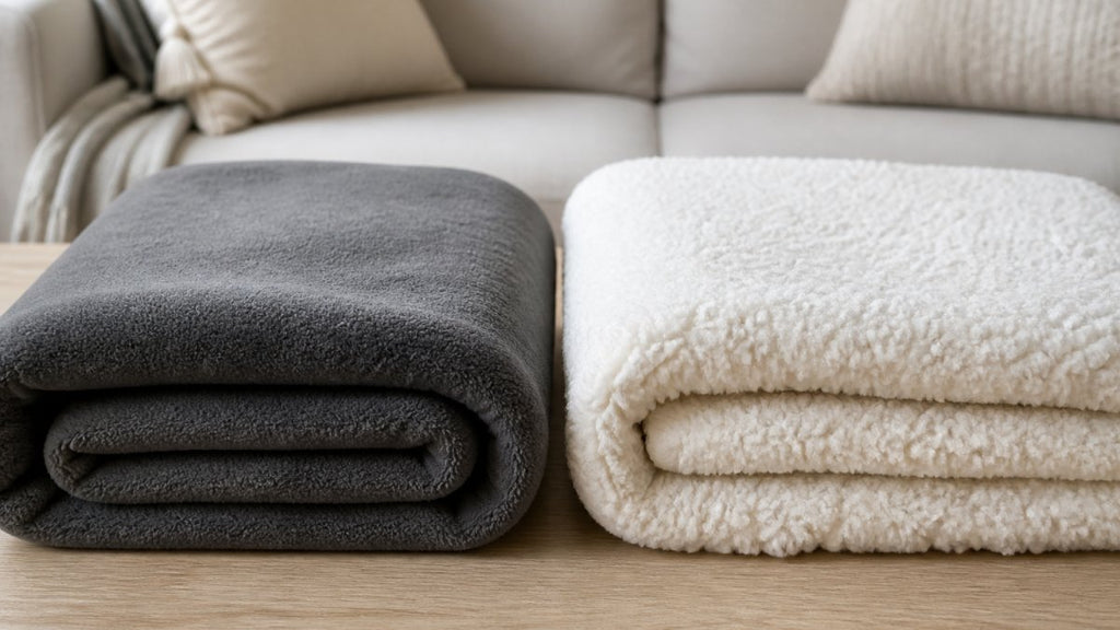 Fleece vs Sherpa Blankets for Cold Winters